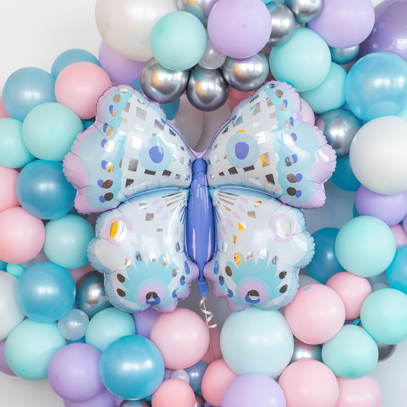 Fairy Garden Butterfly Mylar Balloon