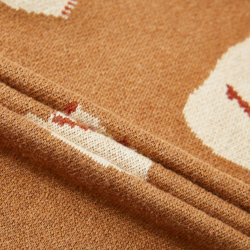 Honey Knitted Birdseye Jacquard Sweatpants