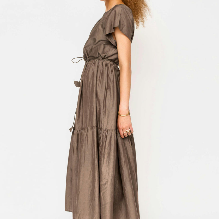 Vienna Maxi Dress in Walnut