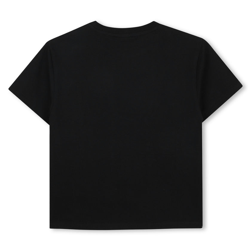 Black Paris Logo T-shirt