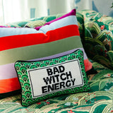 Bad Witch Energy Needlepoint Pillow
