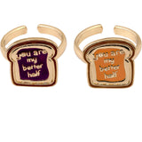 "PB To My J" Ring Set