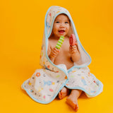 Premium Baby Knit Hooded Towel - Disney Scrump Dreamsicles
