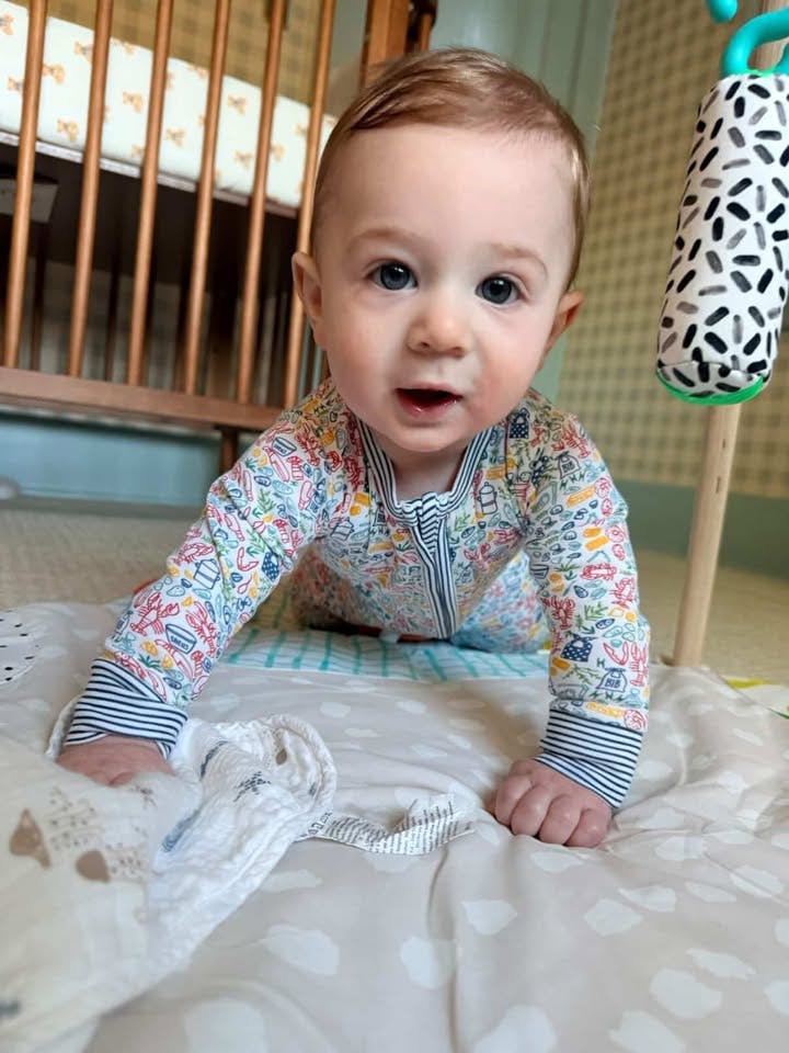 Lobster Bake Zip Baby Onesie