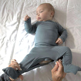 DiaperZip Convertible Footie Pajamas, Blue
