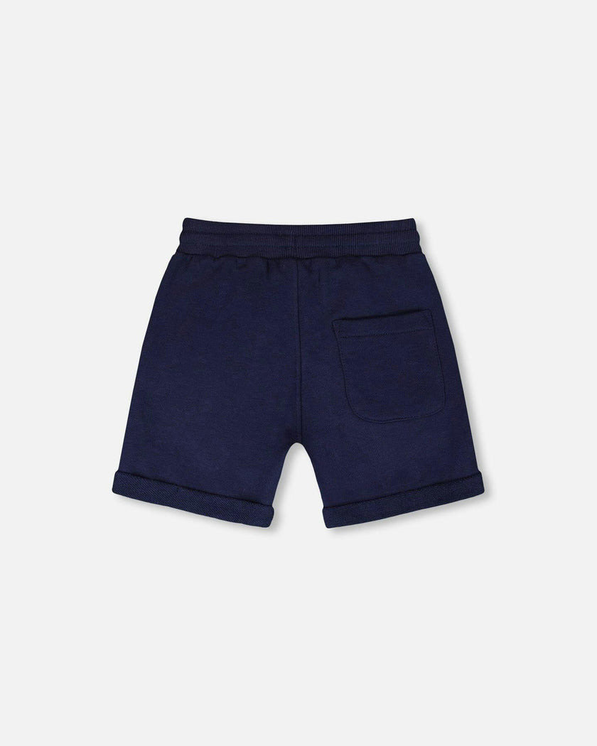French Terry Shorts Dark Blue