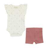 Ruffle Onesie & Short Set