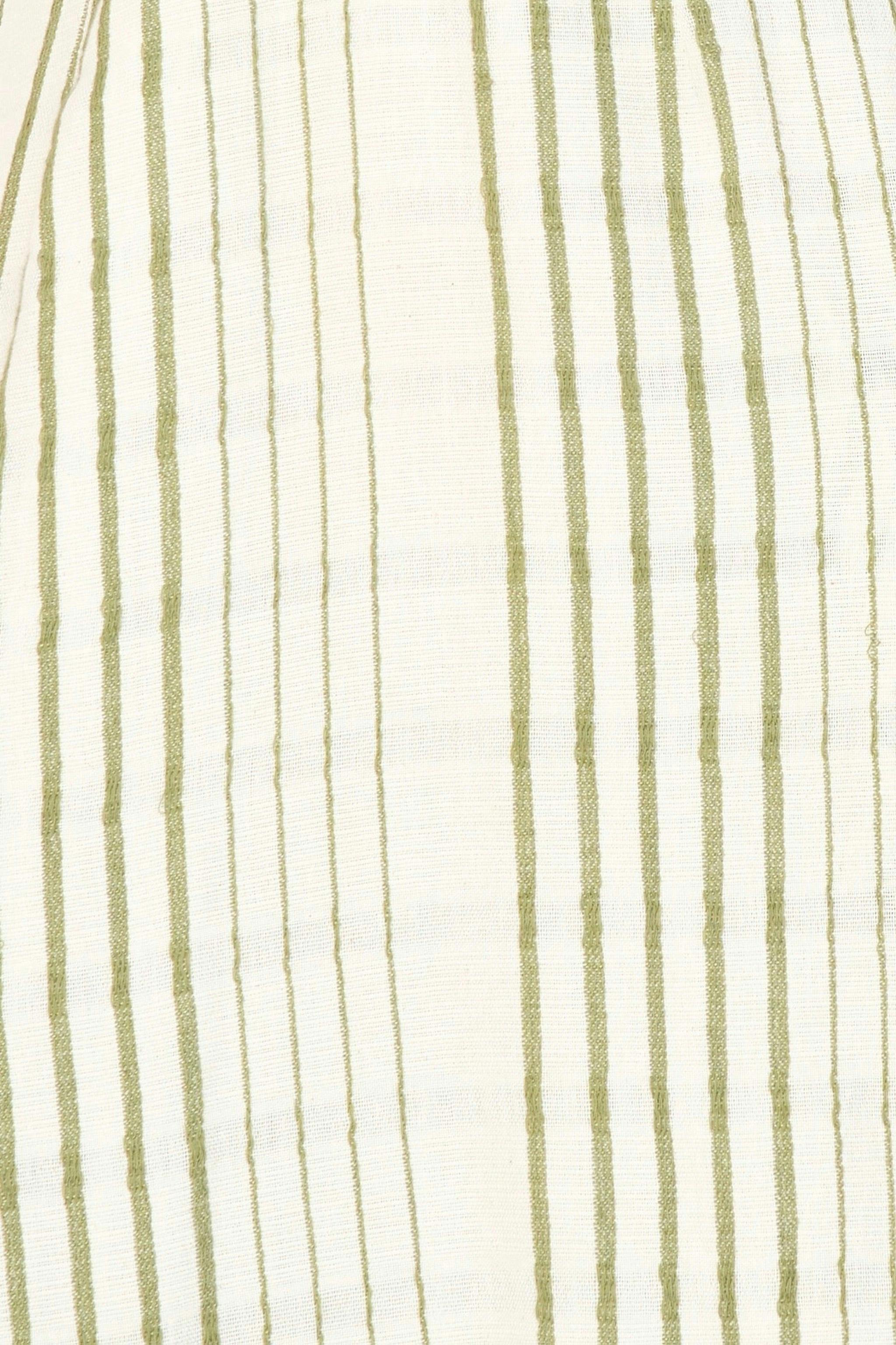 Vienna Pintuck Dress in Garden Stripe