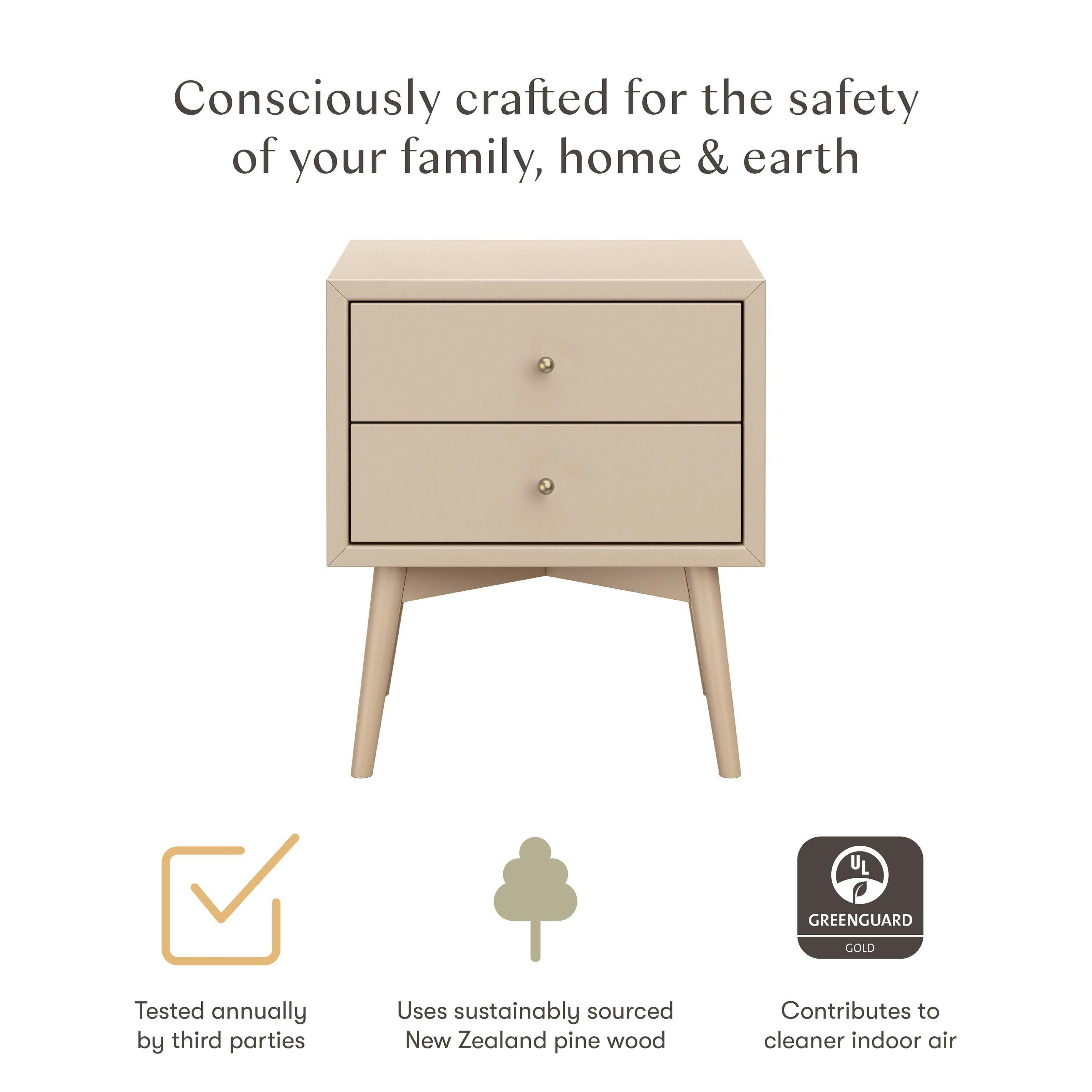 Babyletto Palma Assembled Nightstand