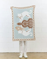 Catch of the Day Knit Mini Blanket
