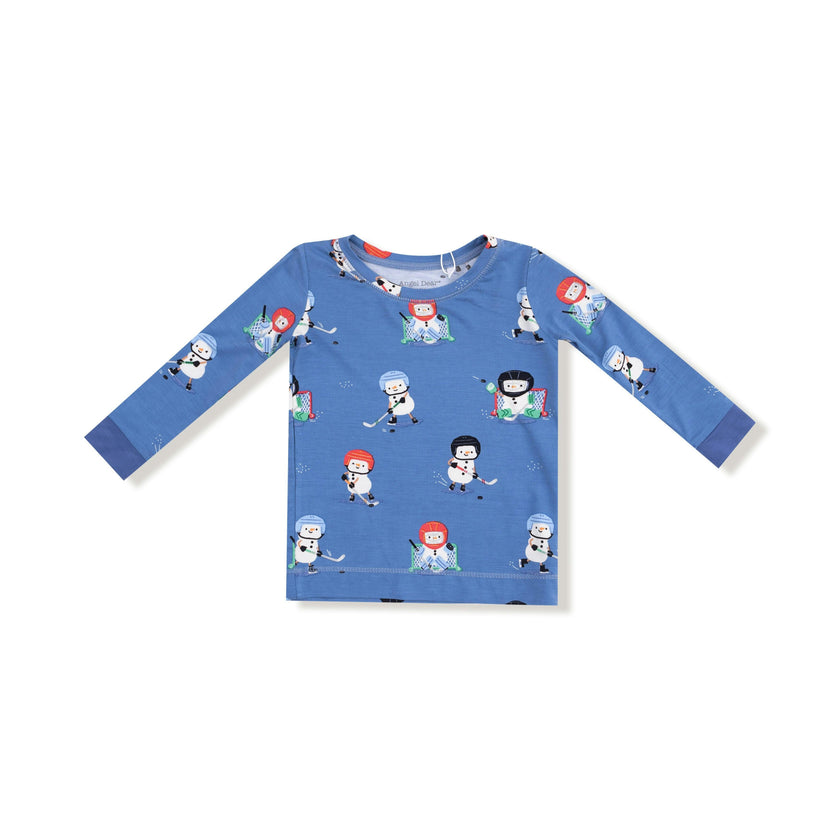 Snow Folks Ice Hockey - Long Sleeve Loungewear Set