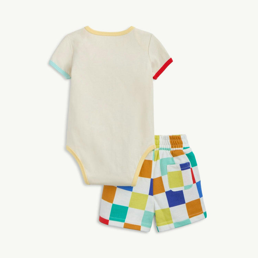 Magnetic Bodysuit with Shorts Set