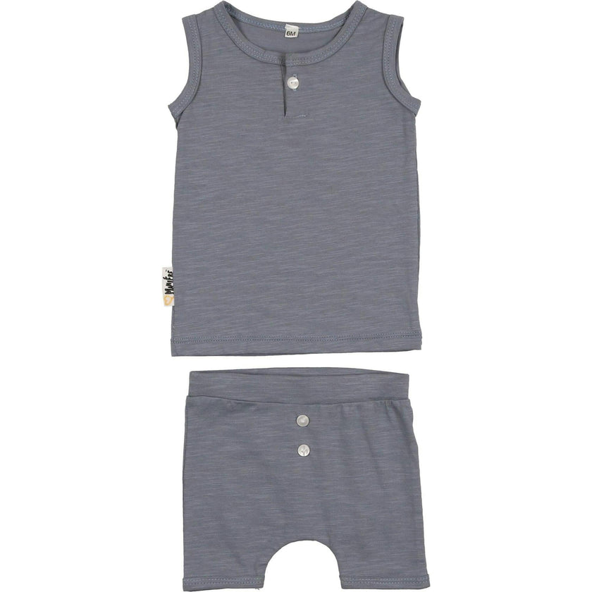Button Tank & Short Set