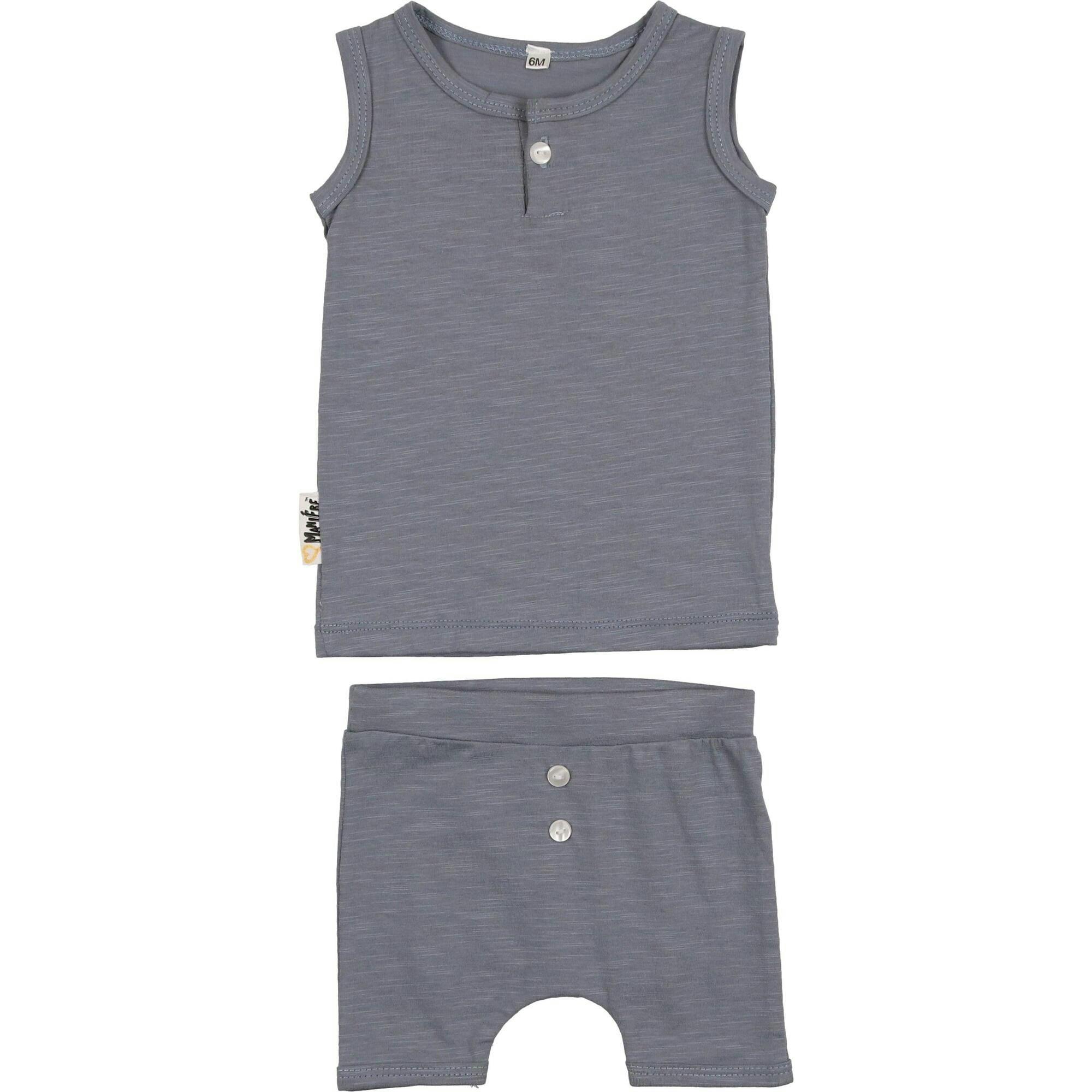 Button Tank & Short Set