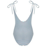 women's jetty stripe scoop neck one piece