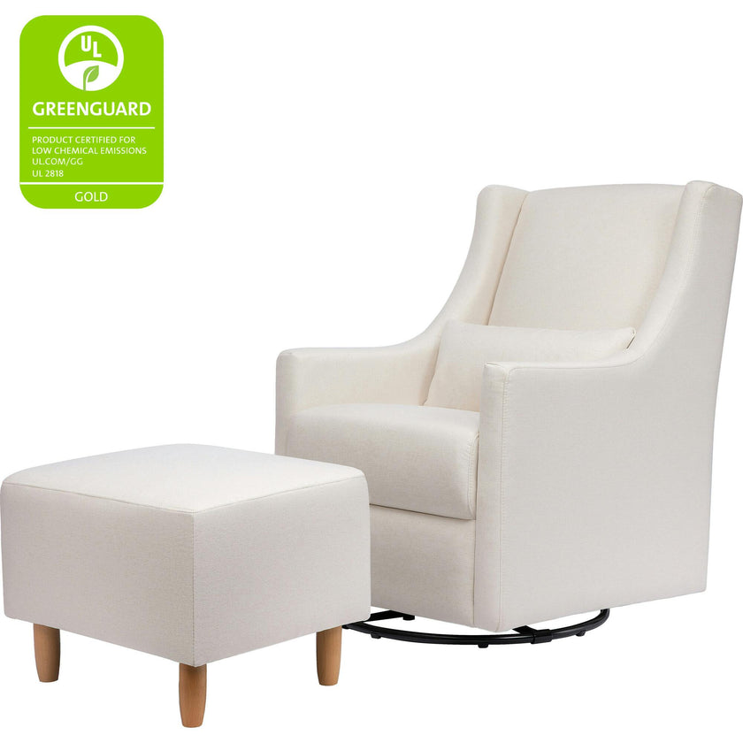 Toco Swivel Glider and Ottoman