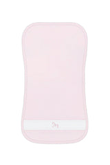 Pink Rocking Horse Embroidered Burp Cloth