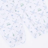 Golf Trellis Blue - Convertible Gown