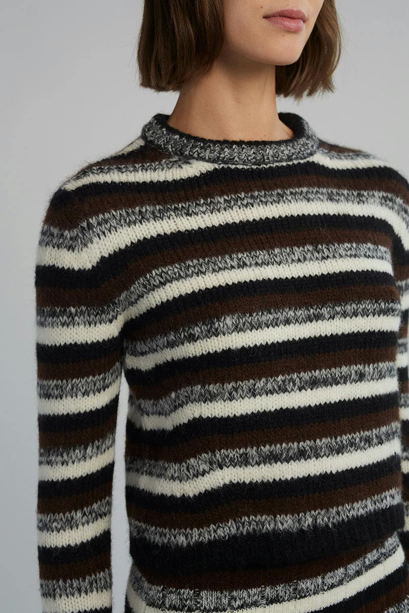 AVA MULTI STRIPE SWEATER