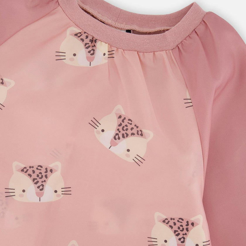 Toddler Girl Leopard Functional School Apron