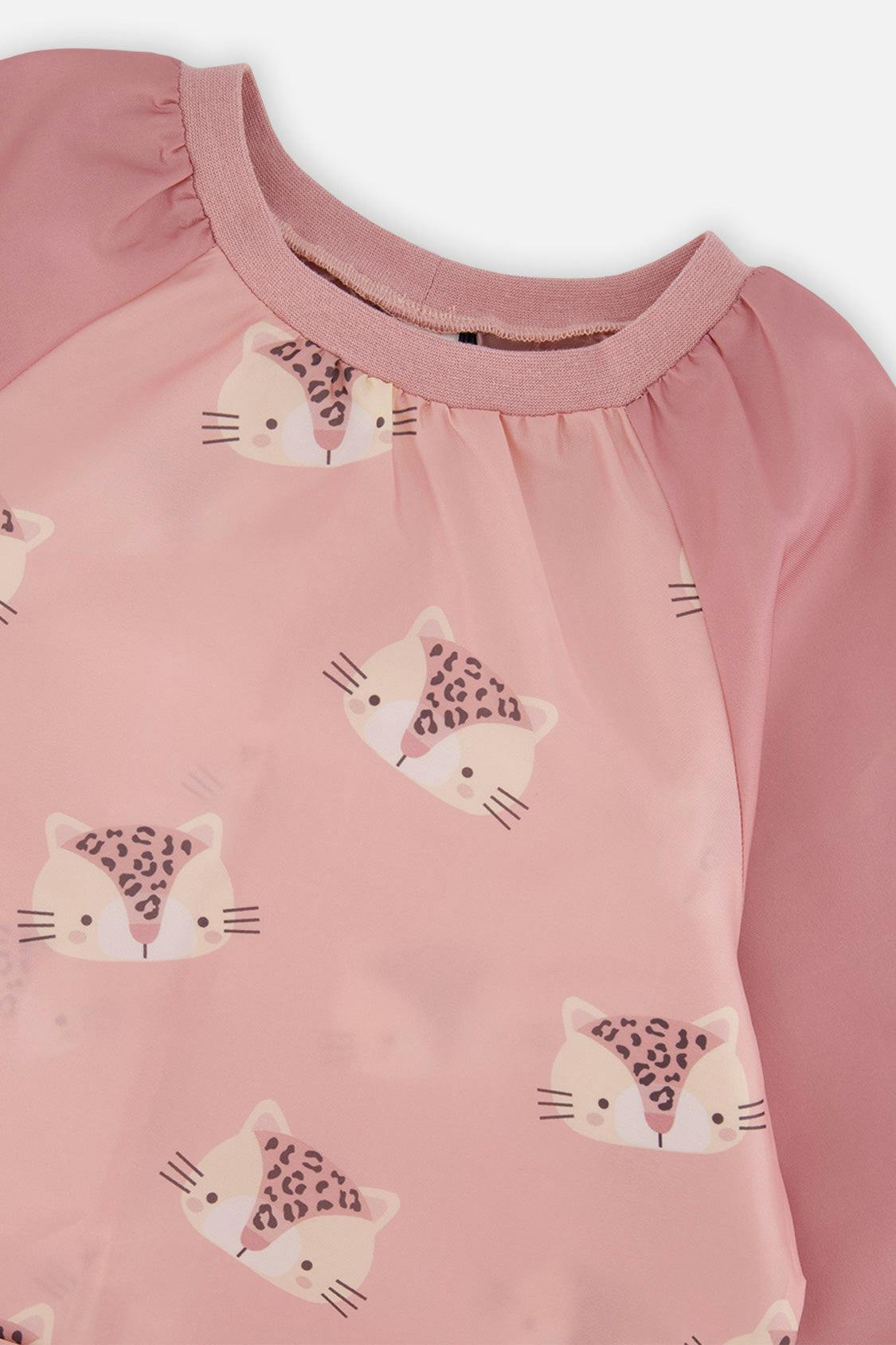 Toddler Girl Leopard Functional School Apron