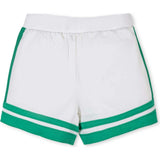 Organic French Terry Pull-On Short, White