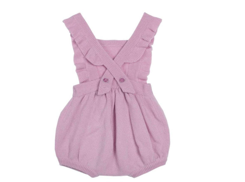 Ruffled Romper| 100% cashmere