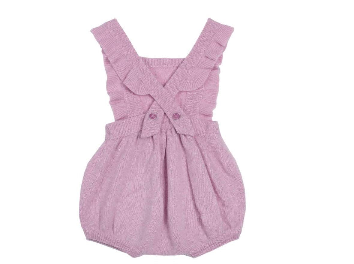Ruffled Romper| 100% cashmere