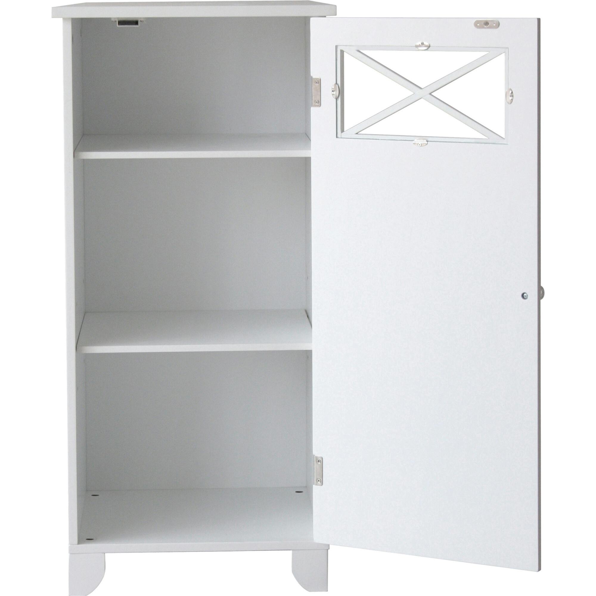 Dawson Wooden Floor Cabinet with Cross Molding
