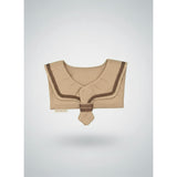 Sailor Style Collar- Cocoa Stripe