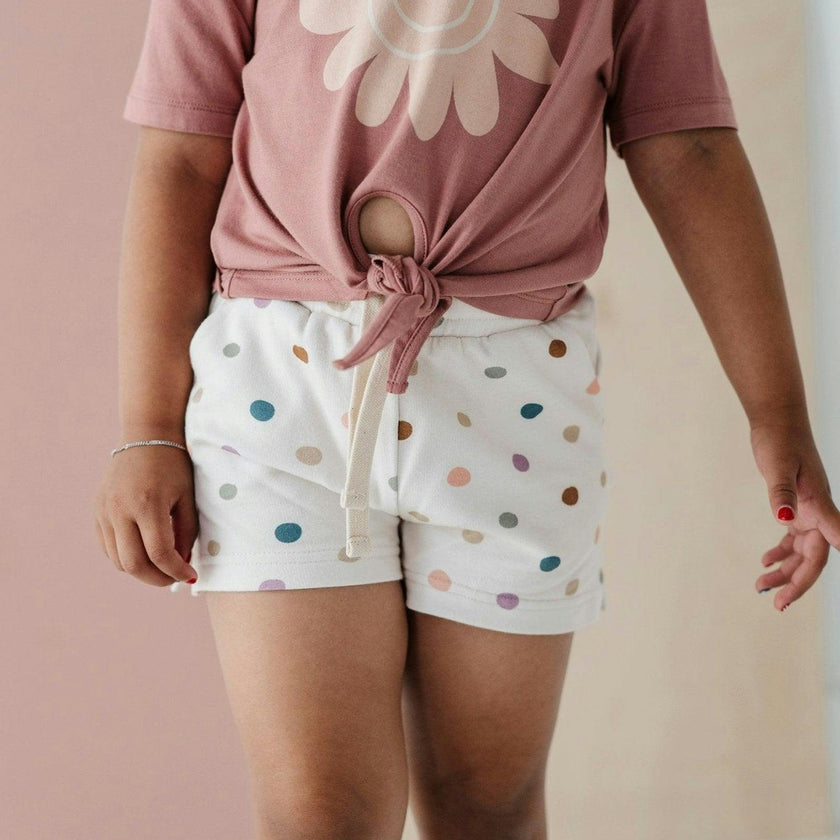 Girl's Shorts Spring Polka Dots