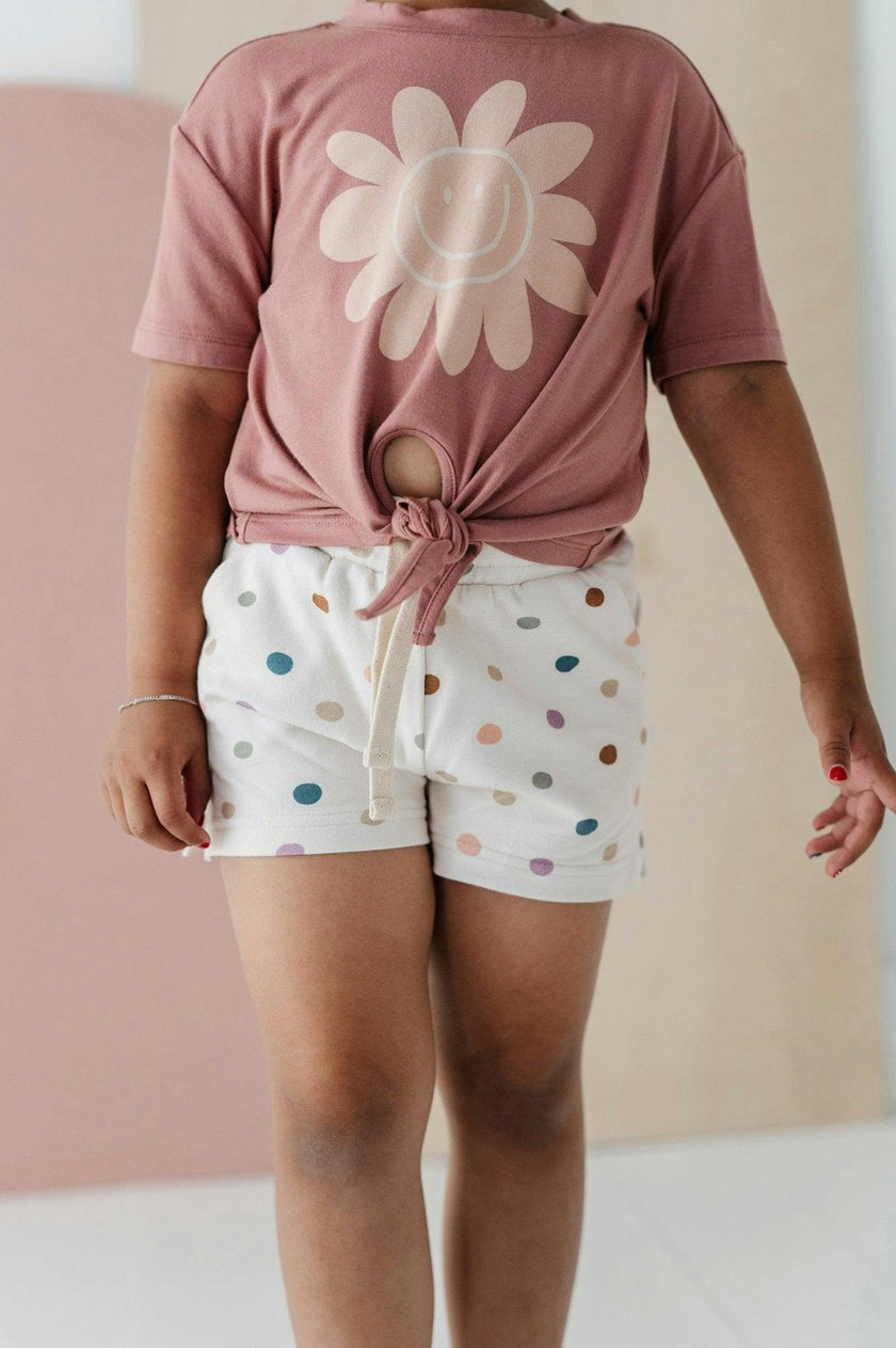 Girl's Shorts Spring Polka Dots