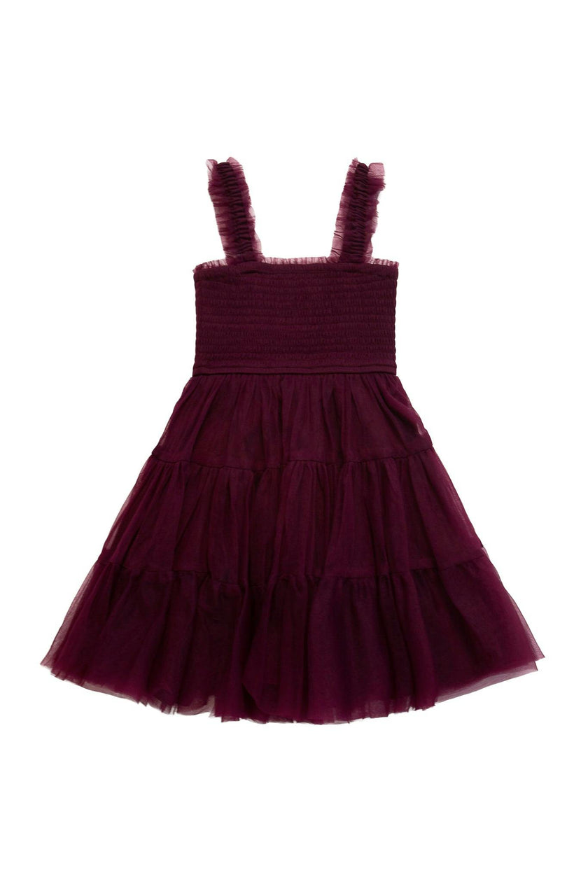 Mini Destiny Dress in Burgundy