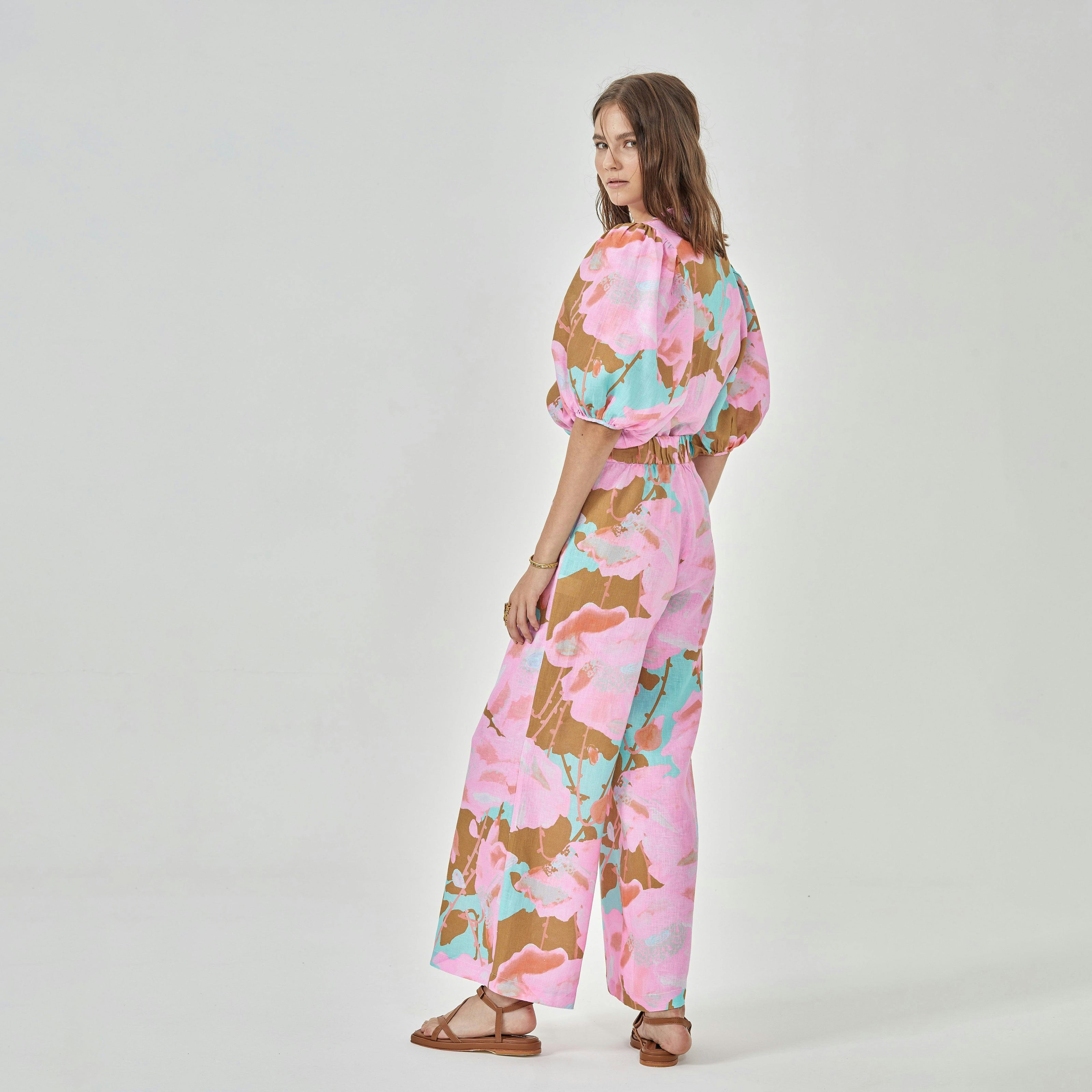 Bubble Linen Shirt - Aquarela