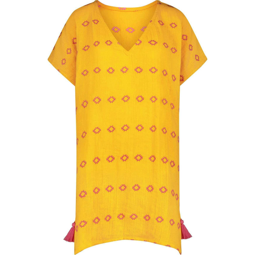 Women's Capucine Mini Caftan Embroidered Dress
