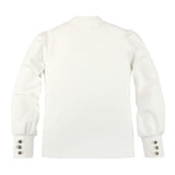 Organic Mock Neck Knit Top