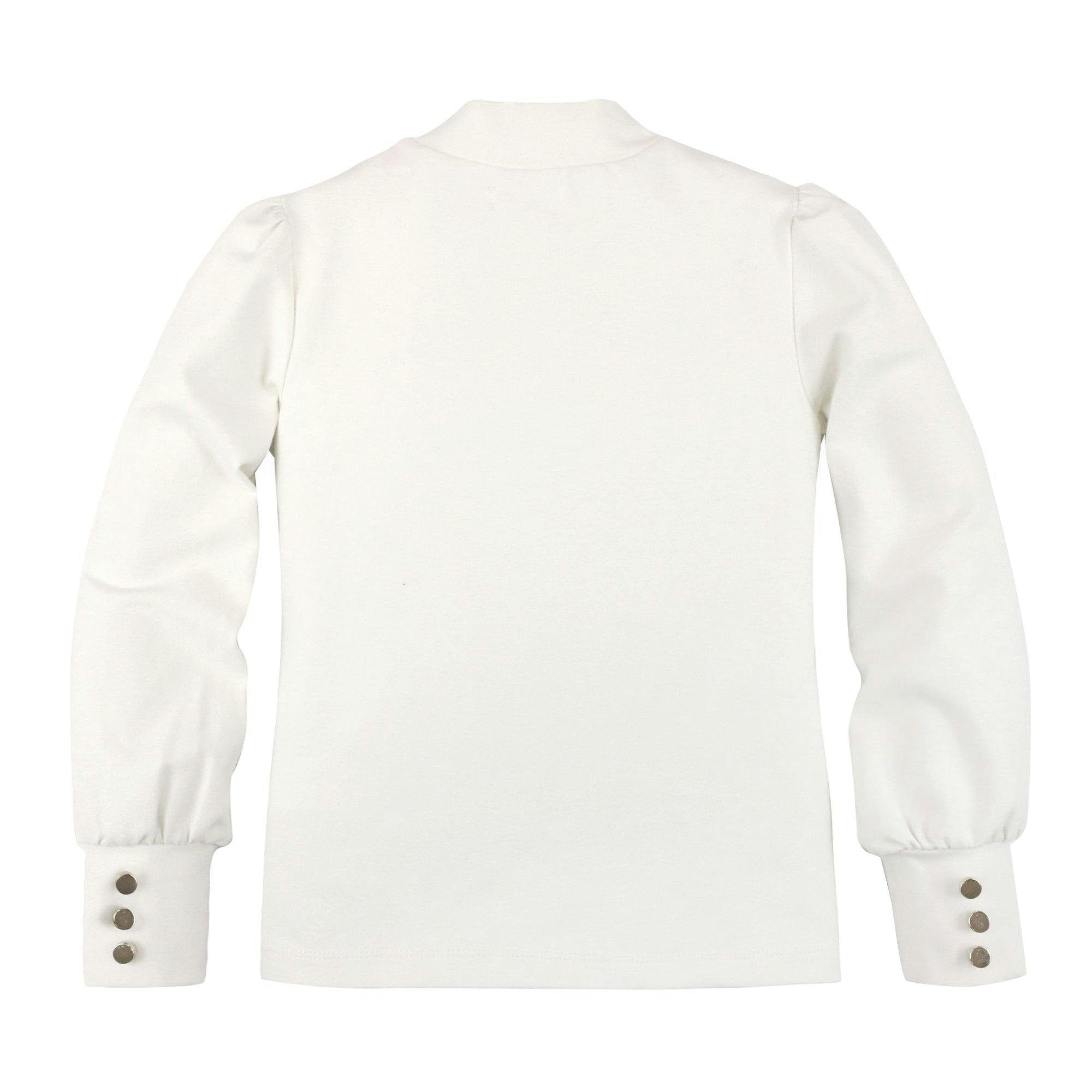 Organic Mock Neck Knit Top