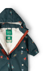 Into Space Adventure Recycled Waterproof Winter Suit, Green
