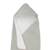 Infant Hooded Towel - Grey Stripe