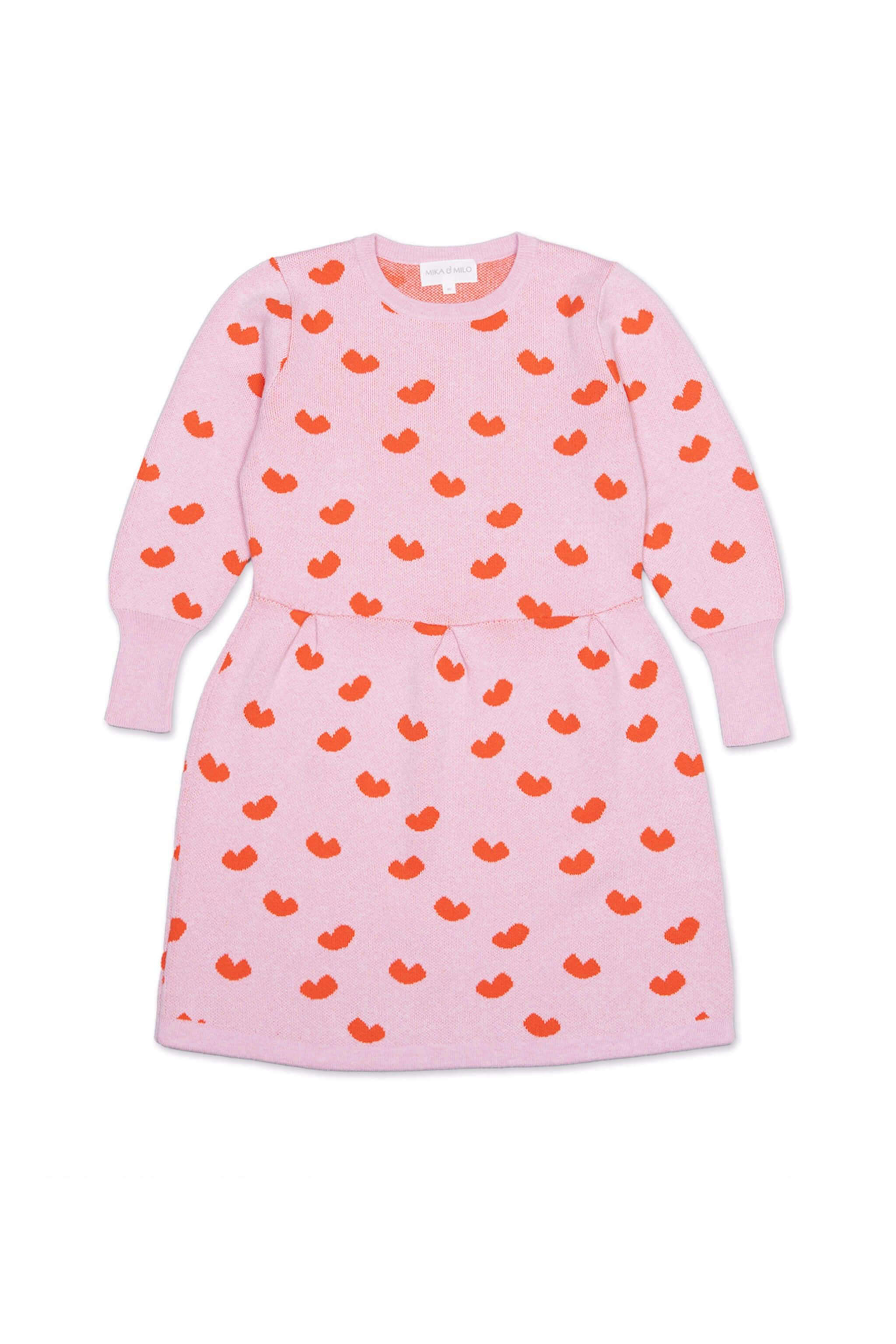 Love Hearts Dress | Bubble Gum