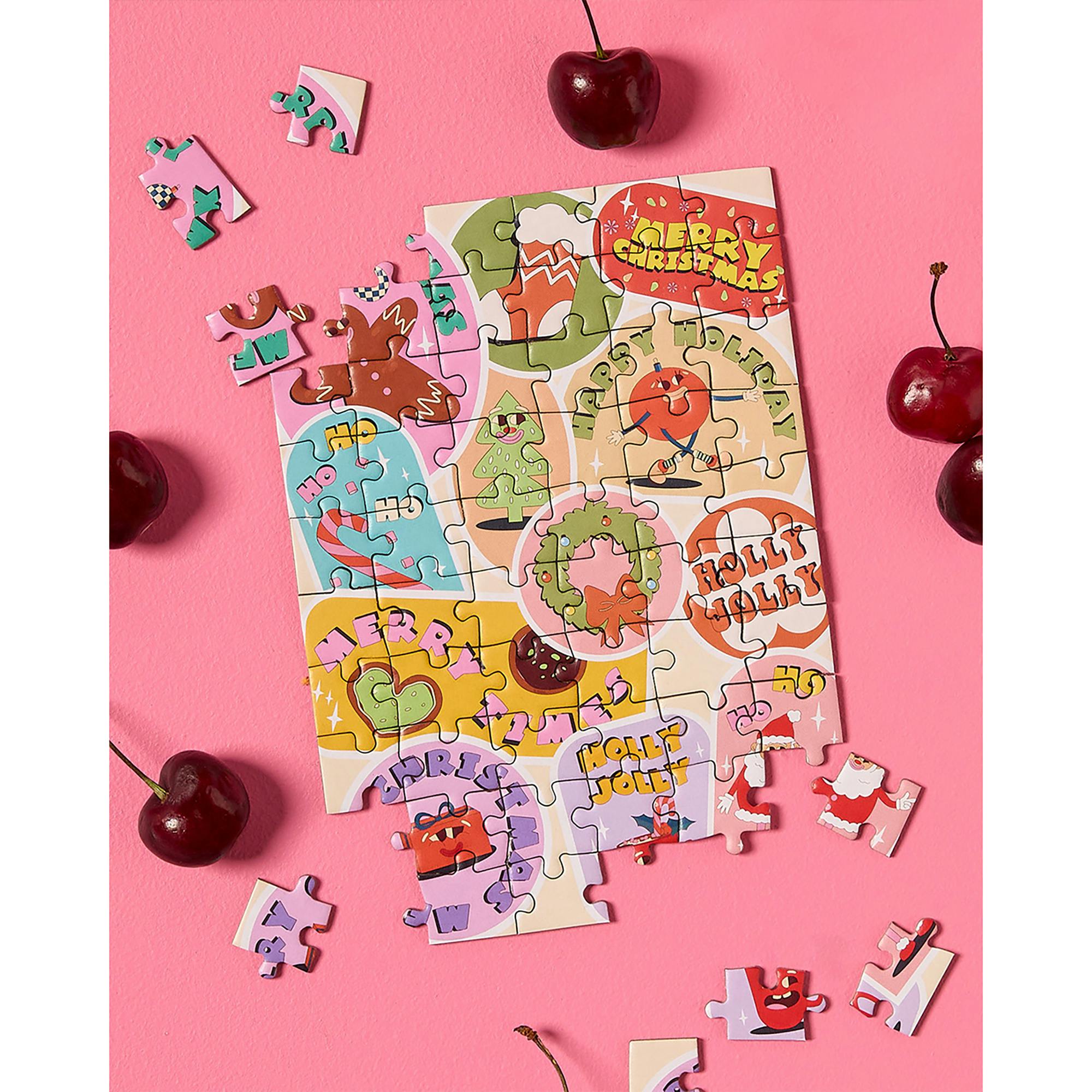 JOS: Jigsaw Greeting Card Puzzle - Happy Holiday