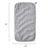 RILEY 5-Pack Crinkle Muslin Burp Cloths