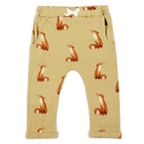 Gold Organic Cotton Baby Jogger Pants