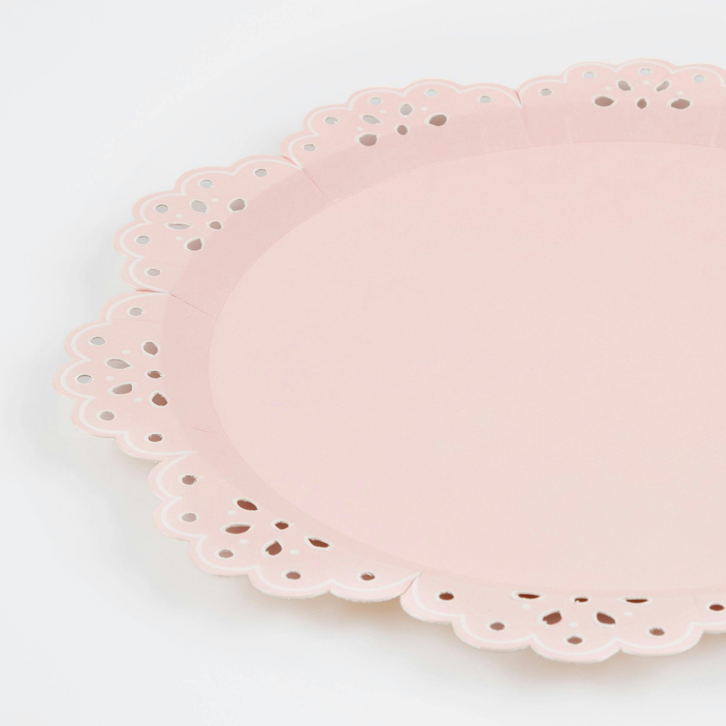 Broderie Anglaise Lace Multi Side Plates