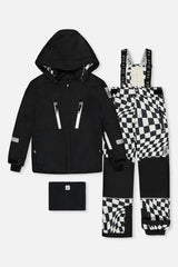 Two Piece Teknik Snowsuit Black And White