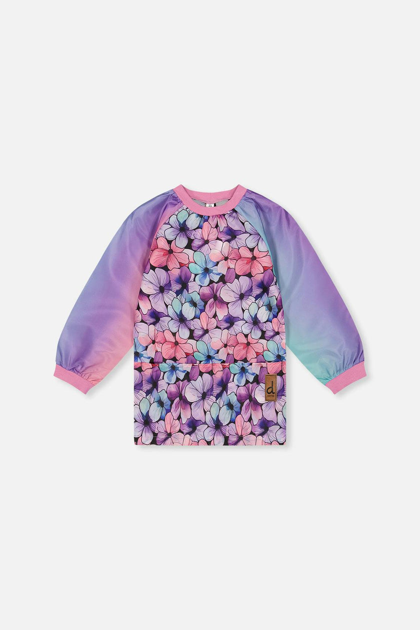 Toddler Girl Floral Practical Charming Protective School Apron