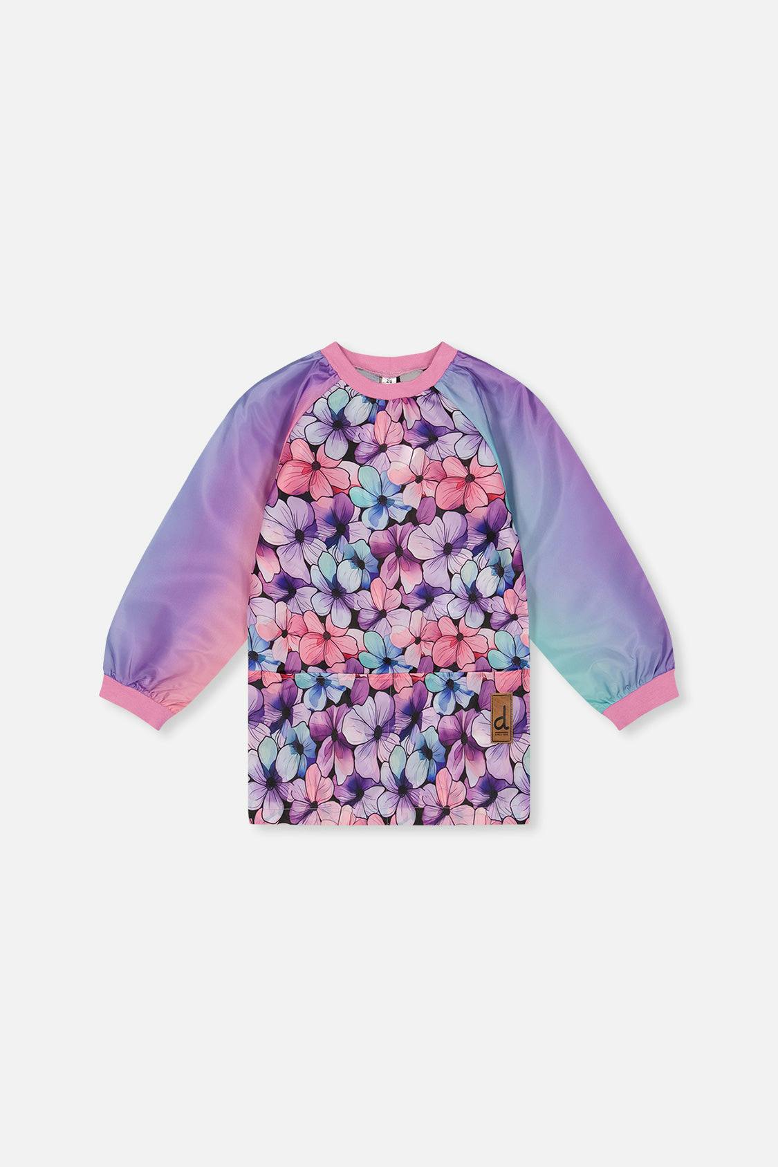 Toddler Girl Floral Practical Charming Protective School Apron