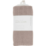 Organic Cotton Muslin Swaddle Blanket - Driftwood