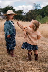 Fringed Cardigan in Prairie Sand