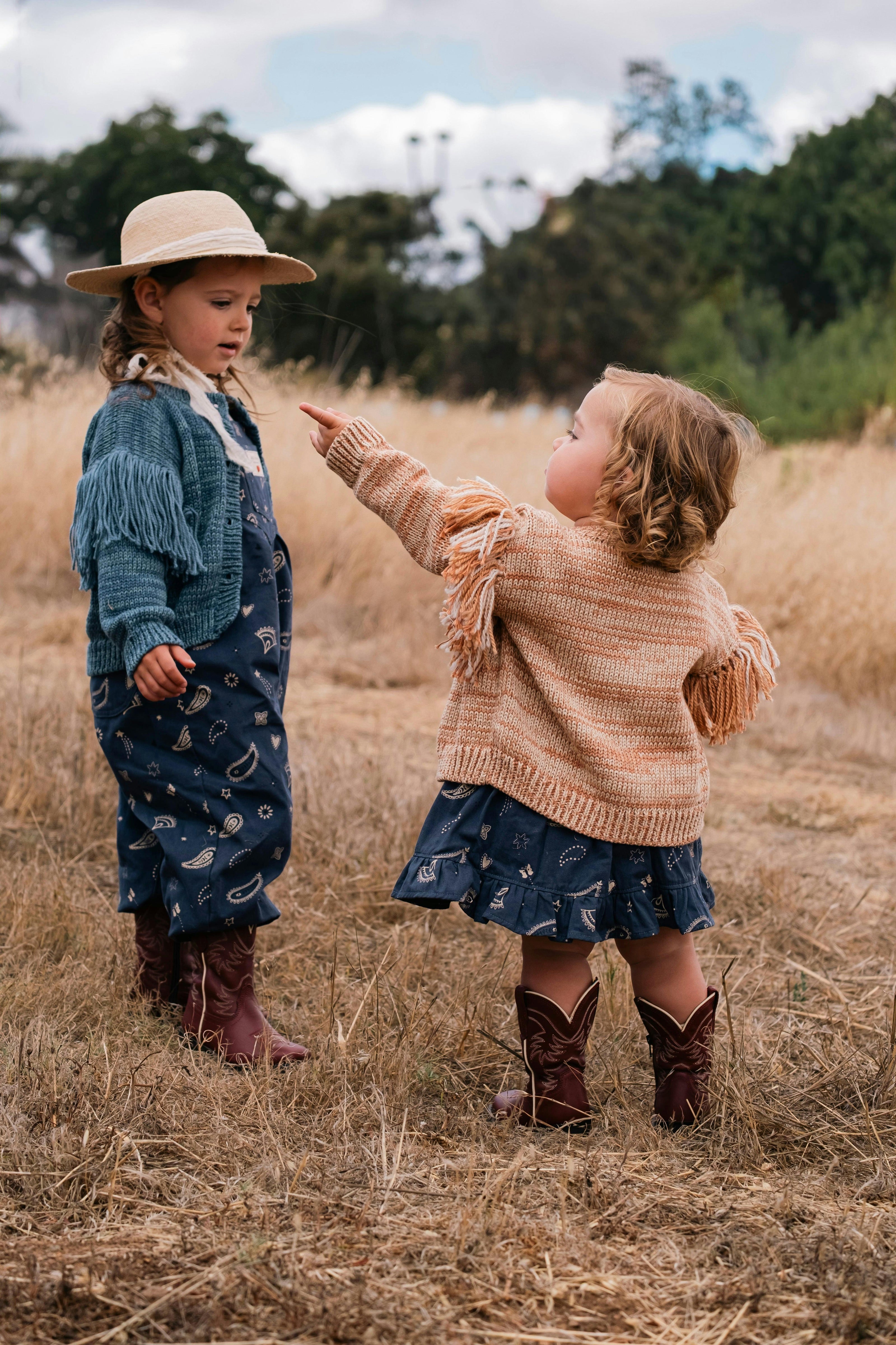 Fringed Cardigan in Prairie Sand